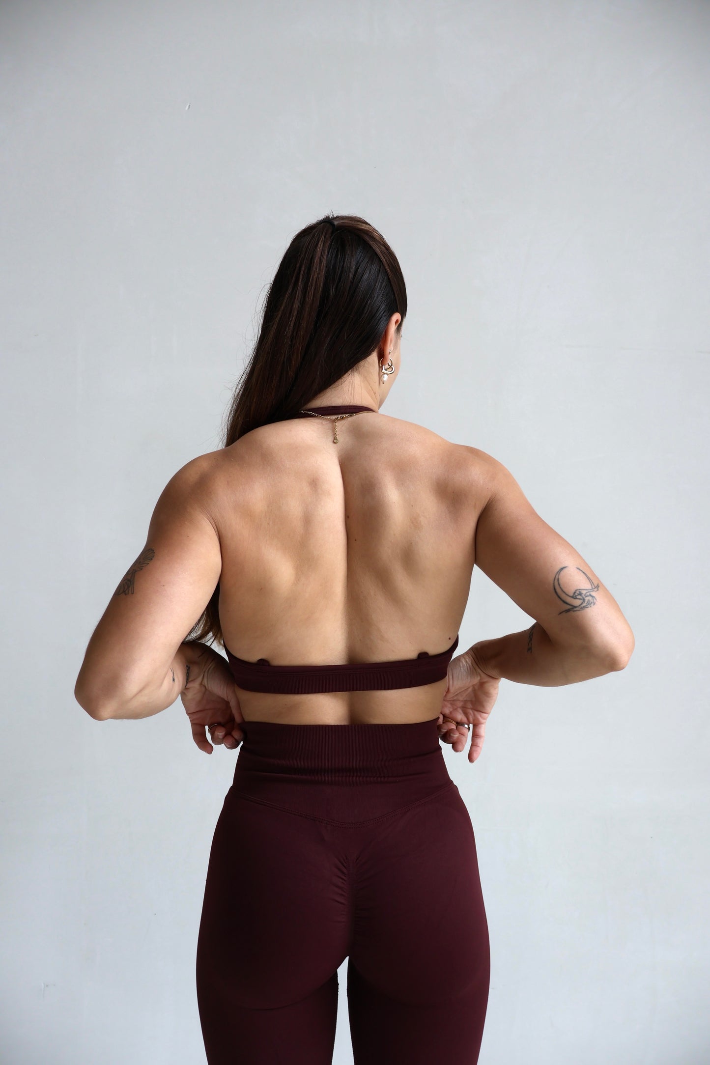 Staple Bra - Maroon