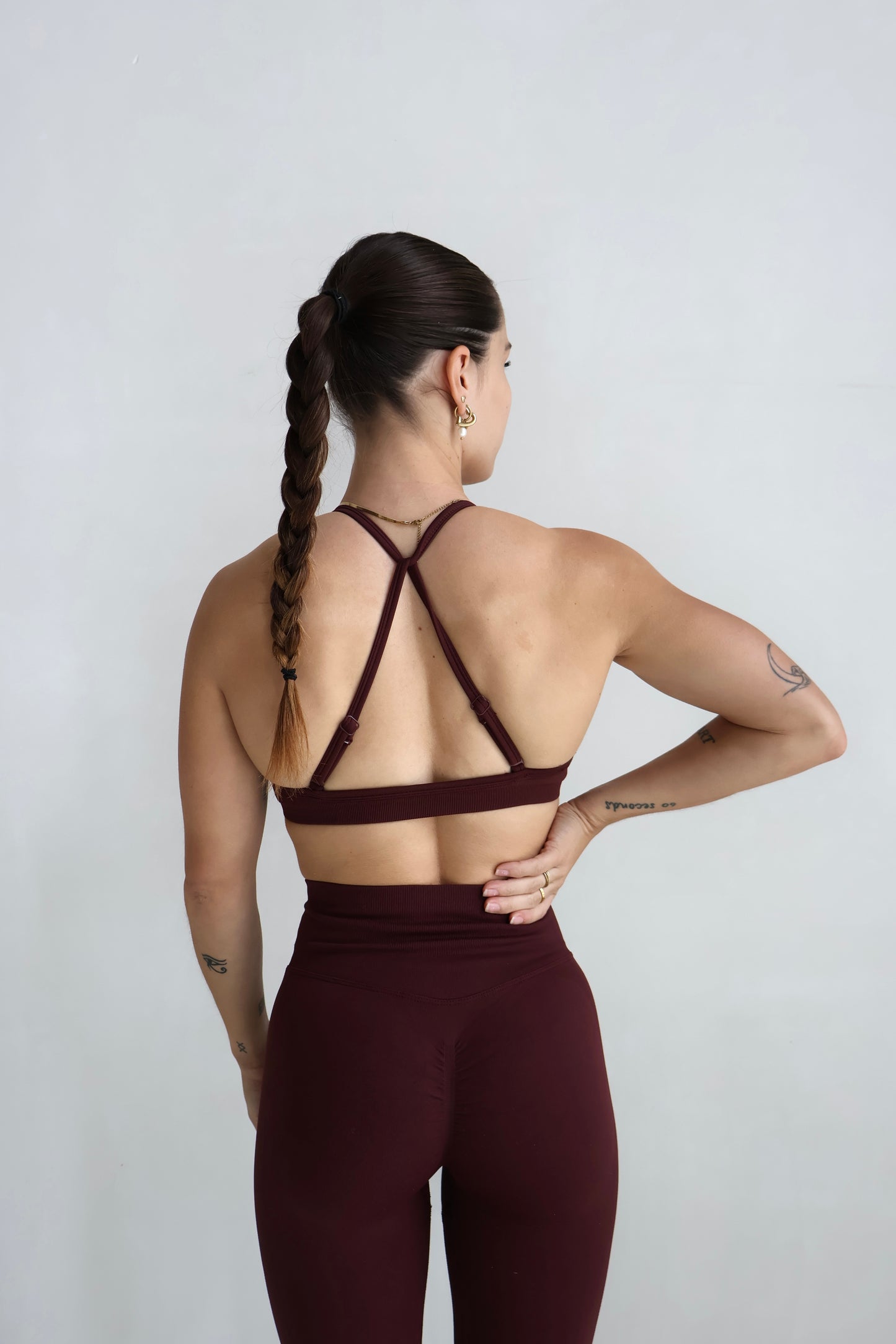 Staple Bra - Maroon
