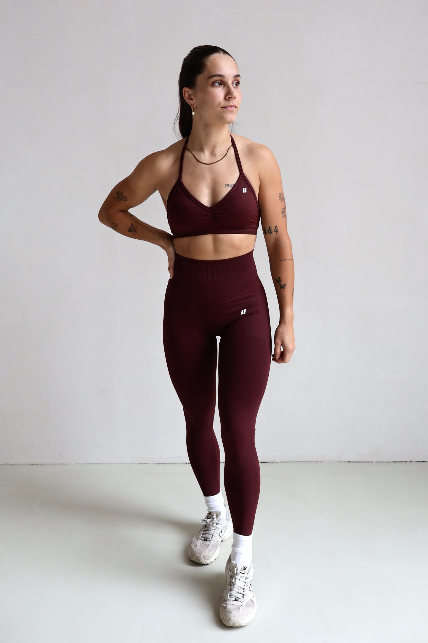 Staple Bra - Maroon